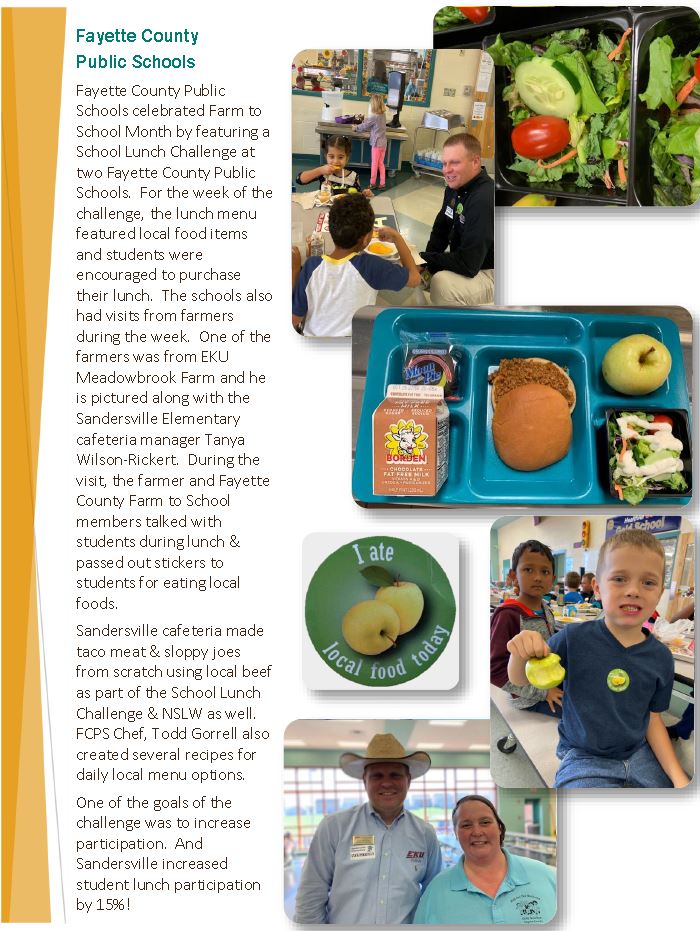 Sandersville Farm to School Challenge